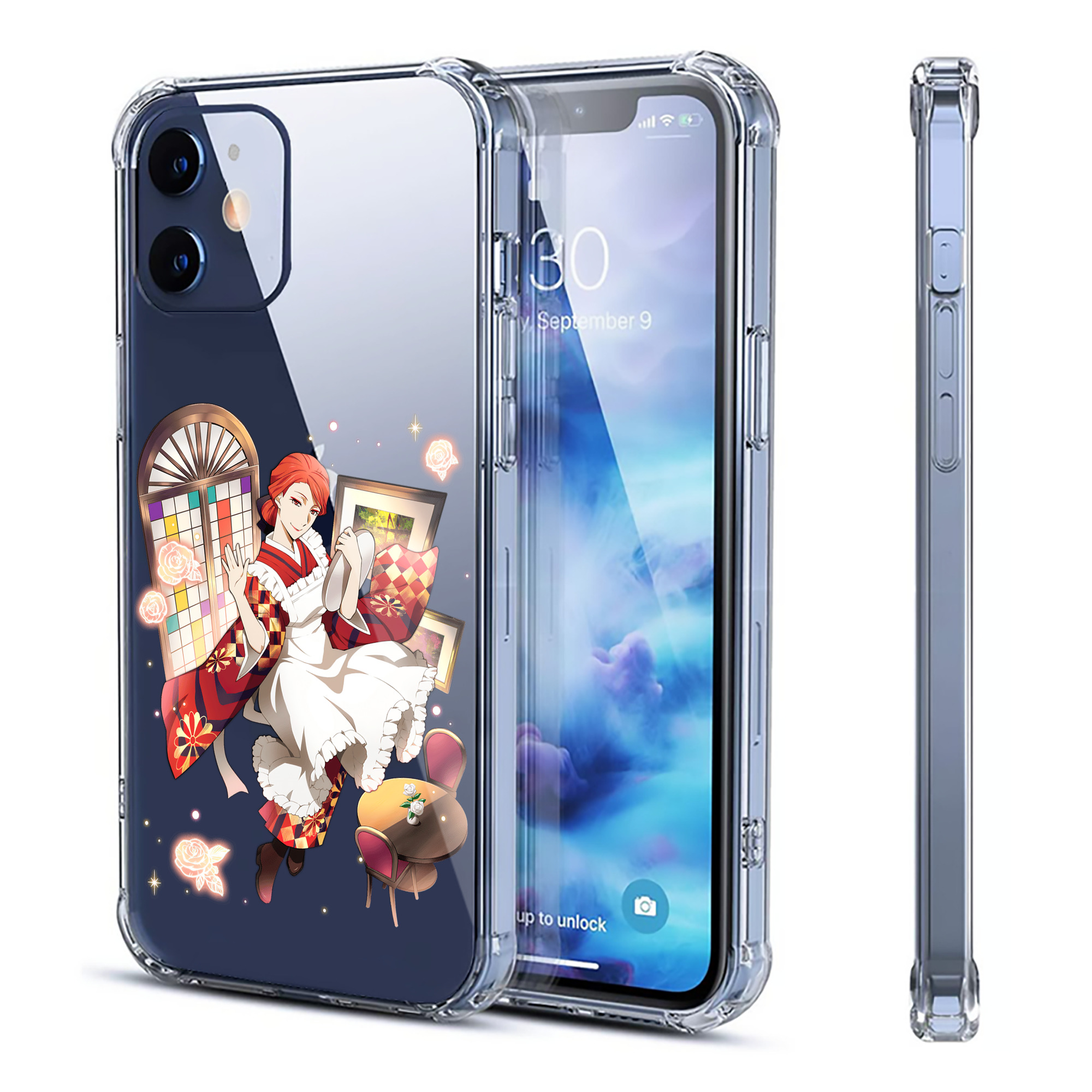 （画像用） 文豪ストレイドッグス Bungo Stray Dogs 【iPhone 12シリーズ対応】透明スマホケース（クリアソフトケース）